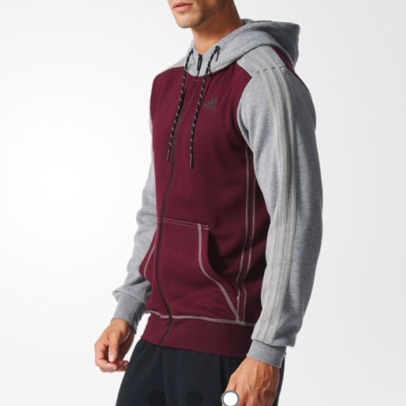 Adidas - Jacket with Stripes Sleeve - Picture 3 of 13